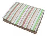 Trocador de Bolsa Plastificado Listrado Caqui Verde - I9 baby