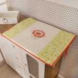Trocador de Comoda para Bebê Unisex Safari Girafa Leão - Empório casa enxovais