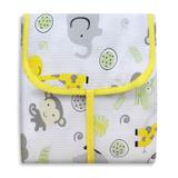 Trocador Portátil c/ Bolsos - Safari Amarelo - Laura baby