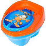 Troninho GARFIELD Infantil Pinico Para Bebe 2 Em 1 Azul/Laranja - Styll Baby