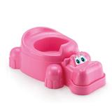 Troninho hipopotamo rosa - Plastico rainha