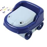 Troninho Musical Com Redutor Pit Stop 2 Em 1 Azul - Styll Baby