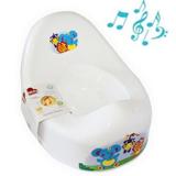 Troninho Musical Infantil Penico P/ Bebê - Branco - Milla baby