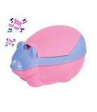 Troninho Musical Rosa Infantil Penico Com Tampa Menina Tutti Baby