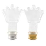 Tubetes Coroa para Lembrancinhas tampa de Metal com 10 unidades - Rn embalagens