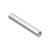 Tubo cabideiro redondo 3 metros cromado - Metalnox