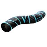 Túnel S Dobrável 1,25m X 25 Diâm Brinquedo Para Gato Preto - Atmx