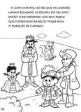 Turma da Mônica Clássicos Ilustrados para Colorir - O Gato de Botas