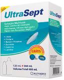 Ultrasept lentes contato 480mL igual Renu mais estojo