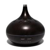 Umidificador Aromatizador Difusor Ambiente Led Bivolt Marrom Madeira 57016 - Oksn