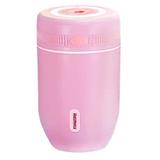 Umidificador Ultrassônico Remax Rosa Portátil 220ML Led