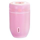 Umidificador Ultrassônico Remax Rosa Portátil 220ml Led