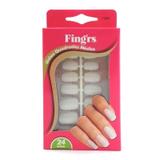 Unhas Postiças Fingrs Quadrada Média - 1266 - Fing rs