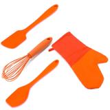 Utensílios Cozinha 4 Peças Silicone Doce Citrino Weck