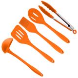 Utensílios Cozinha 5 Peças Silicone Special Orange Weck