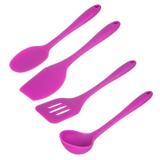 Utensilios Cozinha Silicone 4 Peças Ametista Weck