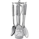 Utensílios de Cozinha com Suporte Giratório 6 peças - Euro Home