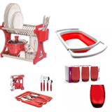 Utensílios De Cozinha Vermelho Super Kit - Clink