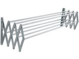 Varal Alumínio Parede Sanfonado 100X47cm - Gibafer