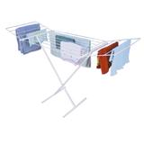 Varal Chão Com Aba Renovar Aço Pintado em Branco 132 x 48 x 85 cm - Renovar - maxeb