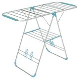 Varal Chão Plus Aluminio Polipropileno E Aço Azul 6055 Mor