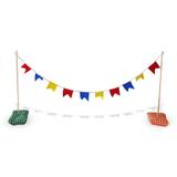 Varal de Bandeirinhas para Enfeite de Mesa Festa Junina - Festabox