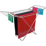 Varal de Chão Aluminio 80x56cm com Abas Botafogo Lar Lazer - Vermelho