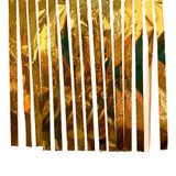 Varal de Fitas Metalizadas Dourado - 100 metros - Badulake