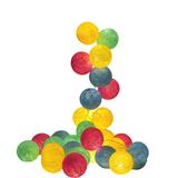 Varal de Luz LED CORMILU multicolorido Harlem 55 bolas 110V