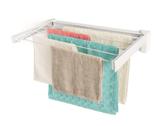 Varal de Parede Mágico Retrátil Plástico Branco 70 Cm Ordene