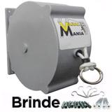 Varal de Parede Recolhível Grafite 30m com Trava + kit Buchas - Varal mania