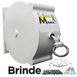 Varal de Parede Recolhível Lavanderia 30m Trava + Kit Buchas - Varal mania