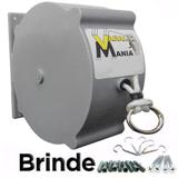 Varal de Parede Retrátil Recolhível Grafite 30 mt + Kit Buchas - Varal mania