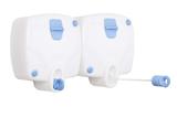 Varal De Parede Rotoflex 2 - Branco - Com 2 Cordas De 5M - Secalux