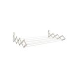 Varal de Parede Sanfonado 120cm Branco - Secalux