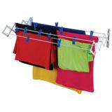 Varal De Roupas Sanfonado Mor 80cm Portátil Dobrável