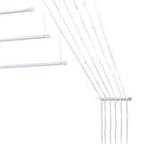Varal Prático Secalux M141032 de Alumínio para Parede e Teto 1,20m