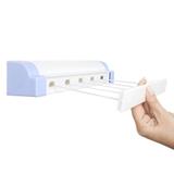 Varal Retrátil Automático Rotoflex com 5 Cordas de 4,1 m Branco - Secalux
