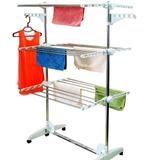Varal Vertical Megavaral de Chão Dobrável 3 Andares Inox BM19004 - Lorben