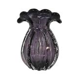 Vaso Murano em Vidro Violeta San Marco P - Vya store