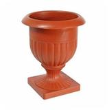 Vaso Redondo Taca Alto Telha 26X21Cm De Ø De Plastico - Brasami