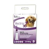 Vectra 3D Protetor Contra Leishmaniose, Pulgas e Carrapatos para Cães de 25 a 40 Kg - Ceva