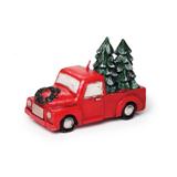 Vela Carro C/ Pinheiro Decoração Natal Vermelha - Cromus