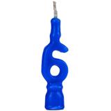 Vela Cera Azul No 6 - Regina