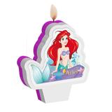 Vela de Aniversário Ariel Pequena Sereia Regina Festas - Festabox