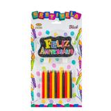 Vela de Aniversário Feliz Aniversário Black Mundo Bizarro - Festabox