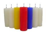 Vela De Parafina Votiva De Sete Dias Branco Ou Cores Unidade - Essencial