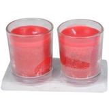 Vela decorativa copo - 2 pcs - Btc decor