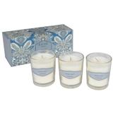 Vela decorativa copo na caixa - 3 pcs - Btc decor
