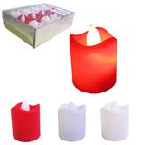Vela Decorativa Eletronica Com 12 Pecas A Bateria - Natalkasa